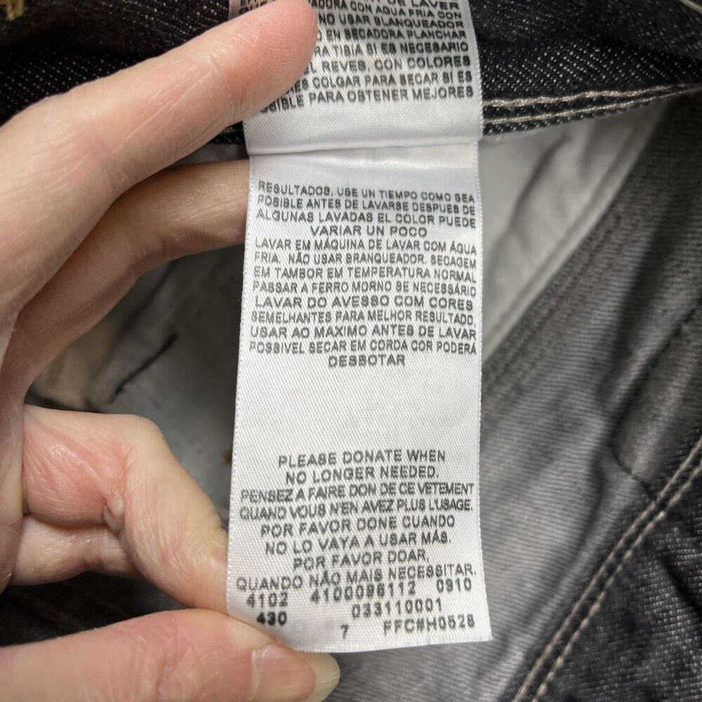 Levi’s 511 Slim Fit Jeans‎ 32x31.5 Dark Gray Utility Variant Angled Back Pockets - Picture 12 of 16